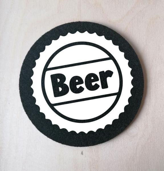 Glasuntersetzer BEER